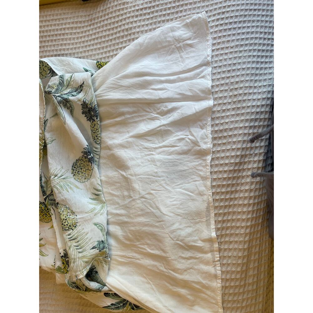Promesa Tropical Pineapple Print Tie Front Spaghetti Strap Mini Dress Medium - Picture 15 of 15